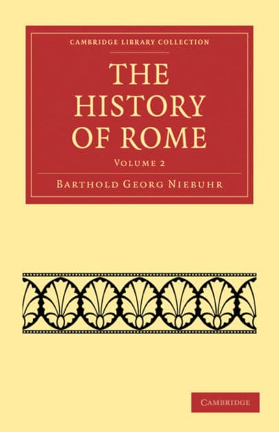 The History of Rome by Barthold Georg Niebuhr