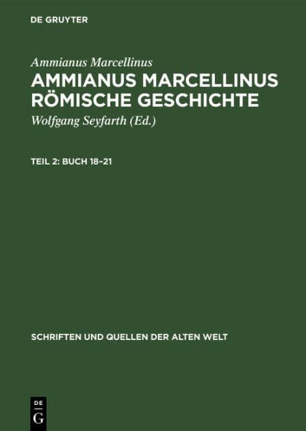 Buch 18-21 by Ammianus Marcellinus