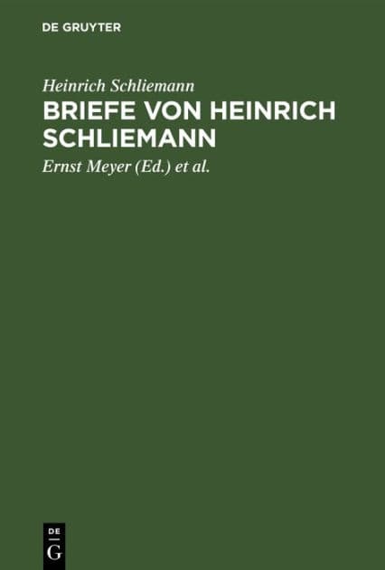 Briefe von Heinrich Schliemann by Heinrich Schliemann