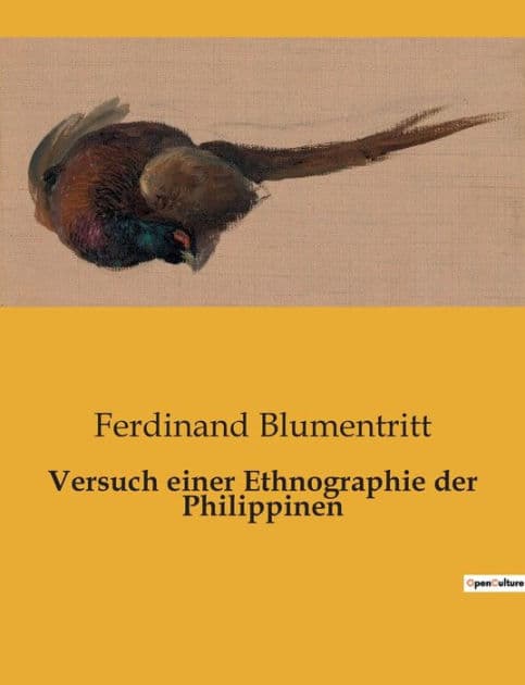 Versuch einer Ethnographie der Philippinen by Ferdinand Blumentritt
