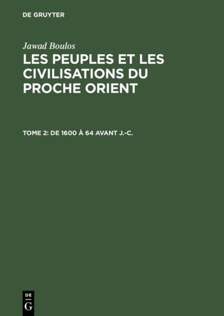 De 1600 à 64 avant J.-C. by Jawad Boulos