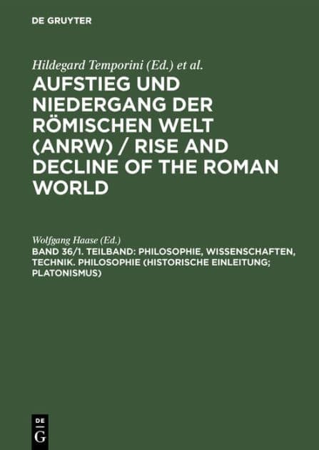 Philosophie, Wissenschaften, Technik. Philosophie (Historische Einleitung; Platonismus) by Wolfgang Haase