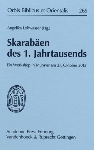 Skarabaen des 1. Jahrtausends: Ein Workshop in Munster am 27. Oktober 2012 by Angelika Lohwasser