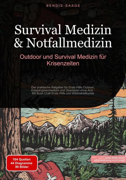 Survival Medizin & Notfallmedizin: Outdoor und Survival Medizin für Krisenzeiten: Der praktische Ratgeber für Erste Hilfe Outdoor, Katastrophenmedizin und Überleben ohne Arzt - Mit Bush Craft Erste Hilfe und Wildnisheilkunde by Bendis A. I. Saage - Deutschland