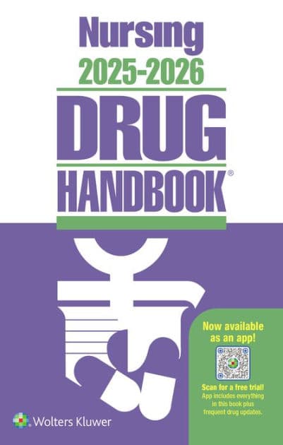 Nursing2025-2026 Drug Handbook by Lippincott Williams, Wilkins