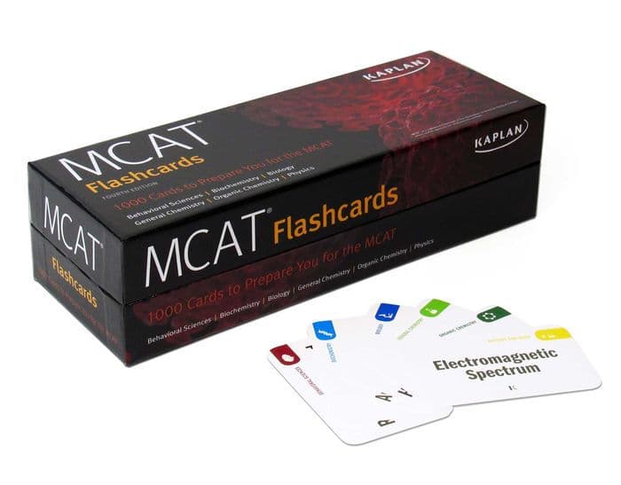MCAT Flashcards: 1000 Cards to Prepare You for the MCAT by Kaplan Test Prep