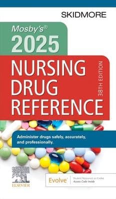 Mosby's 2025 Nursing Drug Reference by Linda Skidmore-Roth RN