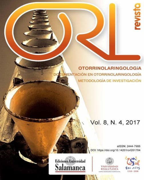 Revista ORL: Vol. 8, N. 4 (2017) by Pardal-Refoyopardal-Refoyopardal-Refoyo