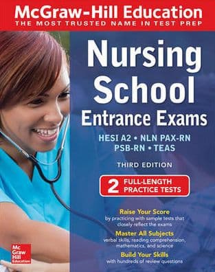 McGraw-Hill Education Nursing School Entrance Exams, Third Edition by Judy Unrein