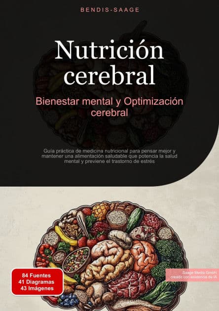 Nutrición cerebral: Bienestar mental y Optimización cerebral: Guía práctica de medicina nutricional para pensar mejor y mantener una alimentación saludable que potencia la salud mental y previene el trastorno de estrés by Bendis A. I. Saage - Español