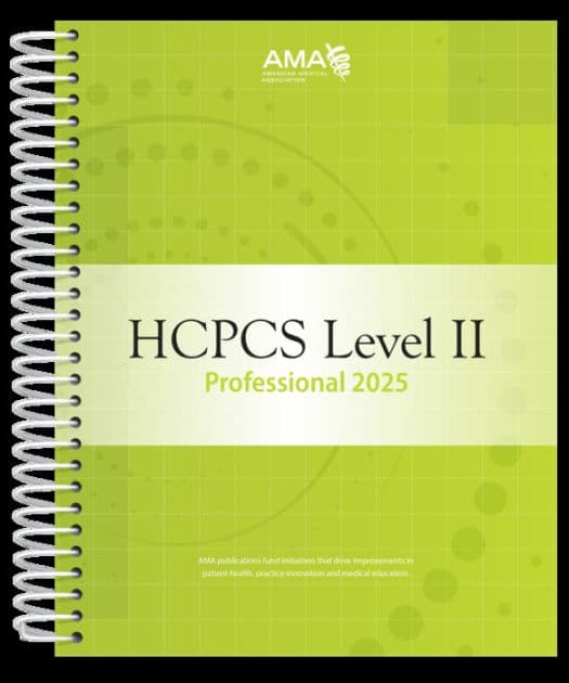 HCPCS 2025 Level II Professional Edition by American Medical Association