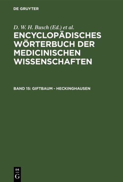 Giftbaum - Heckinghausen by D. W. H. Busch