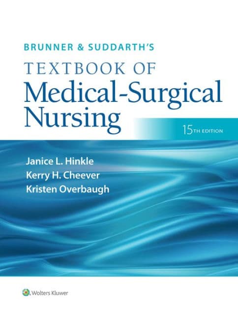 Brunner & Suddarth's Textbook of Medical-Surgical Nursing by Janice L Hinkle PhD