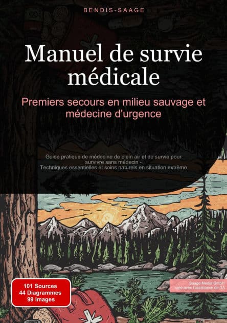 Manuel de survie médicale: Premiers secours en milieu sauvage et médecine d'urgence: Guide pratique de médecine de plein air et de survie pour survivre sans médecin - Techniques essentielles et soins naturels en situation extrême by Bendis A. I. Saage - Français