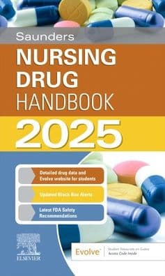Saunders Nursing Drug Handbook 2025 by Robert Kizior BS