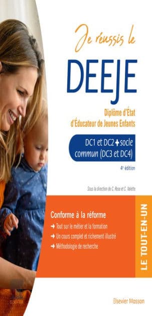 Je réussis le DEEJE. Diplôme d'État d'éducateur de jeunes enfants: Socle commun + option by Céline Rose