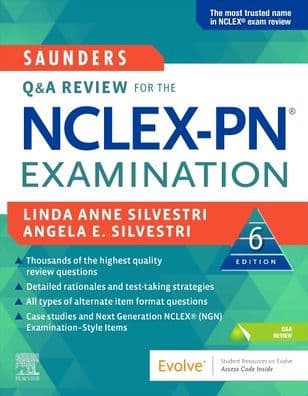 Saunders Q & A Review for the NCLEX-PN® Examination by Angela Silvestri PhD