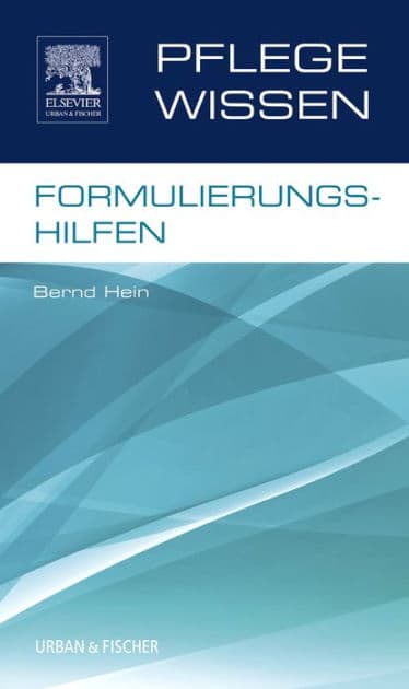 PflegeWissen Formulierungshilfen by Bernd Hein