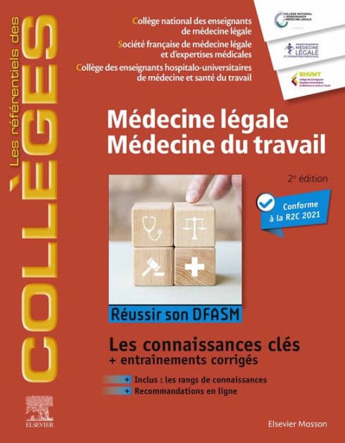 Médecine légale - Médecine du travail: Réussir son DFASM - Connaissances clés by Collège National Des Enseignants De