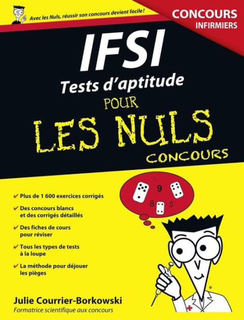 IFSI Tests d'aptitude Pour les Nuls Concours by Julie Courrier-Borkowski