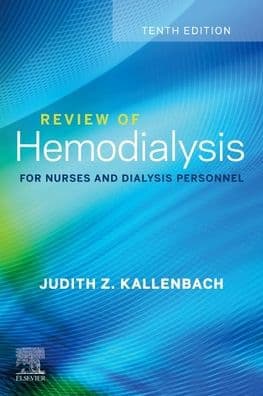 Review of Hemodialysis for Nurses and Dialysis Personnel by Judith Z. Kallenbach MSN