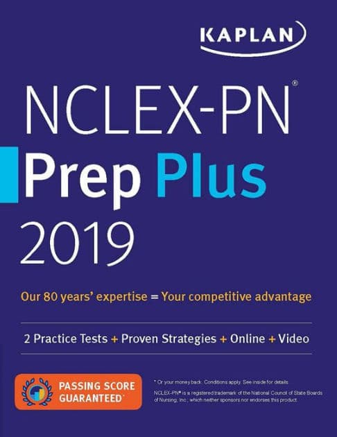 NCLEX-PN Prep Plus 2019: 2 Practice Tests + Proven Strategies + Online + Video by Kaplan Nursing
