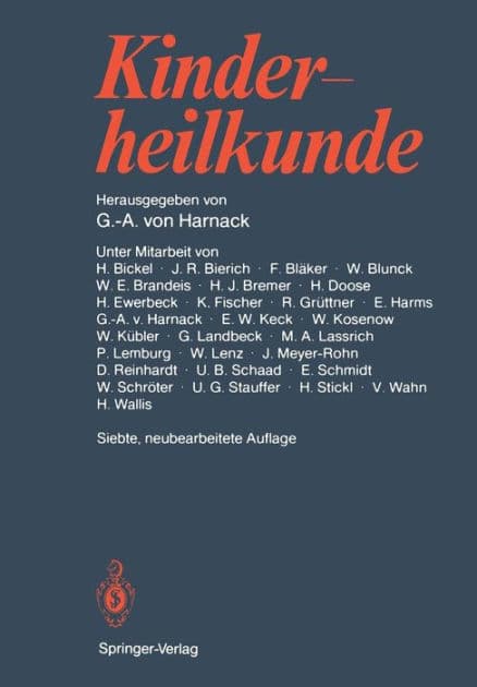 Kinderheilkunde by Gustav-Adolf v. Harnack