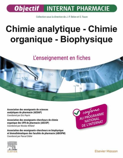 Chimie analytique - Chimie organique - Biophysique: L'enseignement en fiches by Association des enseignants de sciences