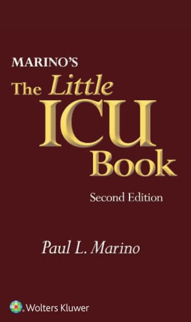 Marino's The Little ICU Book by Paul L. Marino MD