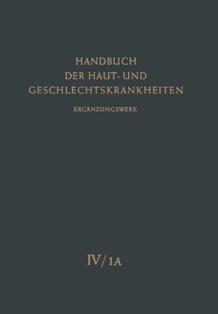 Infektionskrankheiten der Haut I by Alfred Marchionini