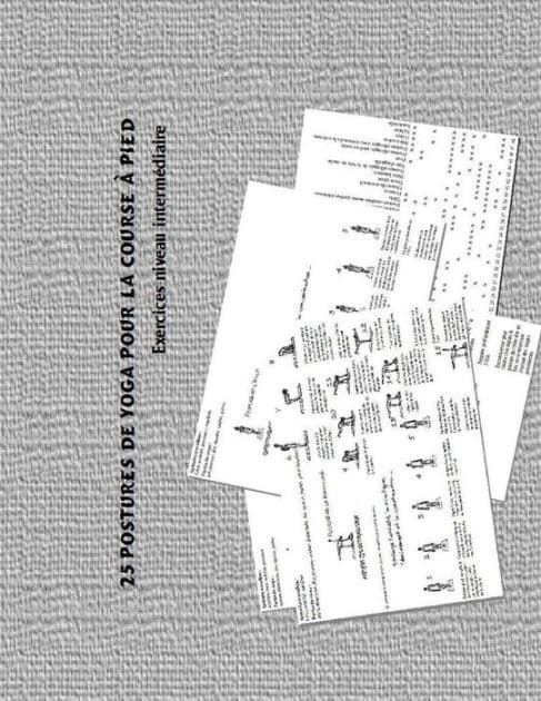 25 postures de yoga pour la course à pied: exercices niveau intermédiaire by Enrik Bravac