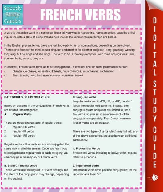 French Verbs (Speedy Study Guides) by Speedy Publishing