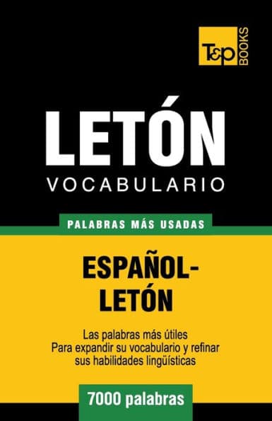 Vocabulario espaï¿½ol-letï¿½n - 7000 palabras mï¿½s usadas by Andrey Taranov