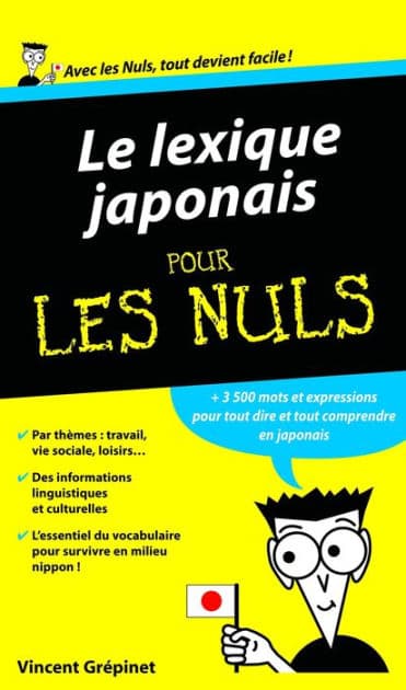 Lexique Japonais Pour les Nuls by Vincent Grepinet