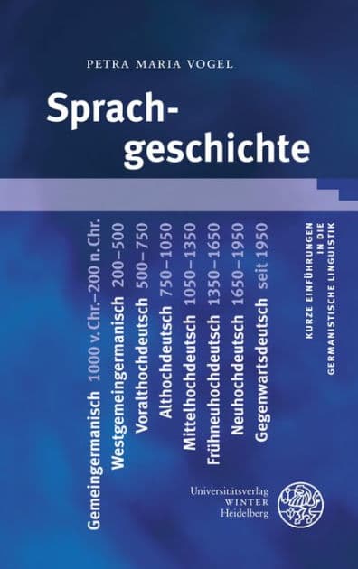 Sprachgeschichte by Petra Maria Vogel