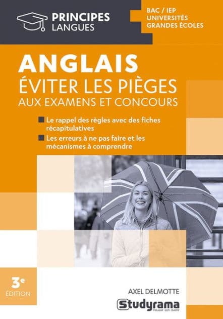 Anglais : Éviter les pièges aux examens et concours by Axel Delmotte