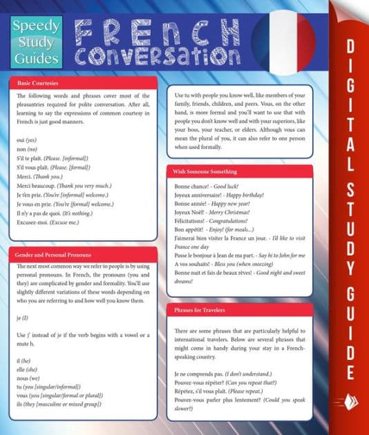 French Conversation (Speedy Study Guides) by Speedy Publishing