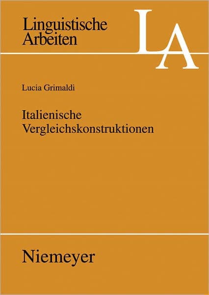 Italienische Vergleichskonstruktionen by Lucia Grimaldi