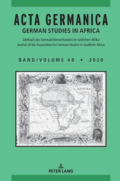 Acta Germanica: German Studies in Africa by Cilliers van den Berg