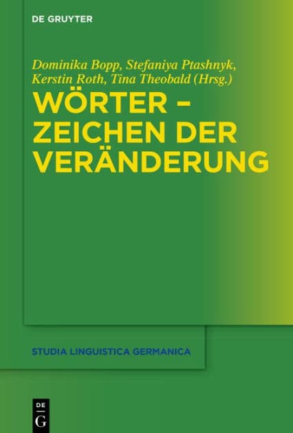Wörter - Zeichen der Veränderung by Dominika Bopp