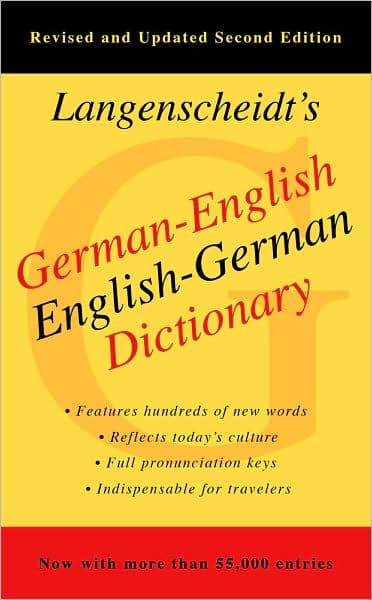 German-English Dictionary, Second Edition by Langenscheidt Editorial Staff