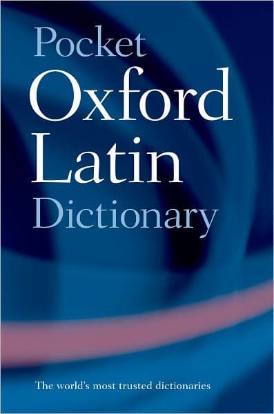 Pocket Oxford Latin Dictionary by Oxford University Press