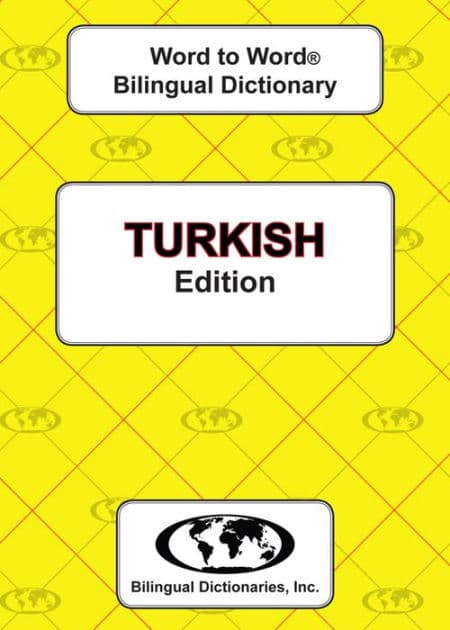 Turkish Word to Word Bilingual Dictionary by C MA Sesma