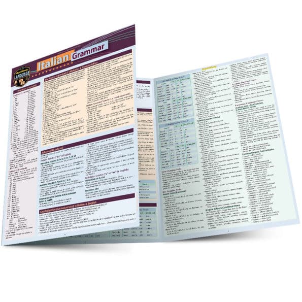 Italian Grammar: a QuickStudy Laminated Language Reference Guide by Sally-Ann DelVino MA