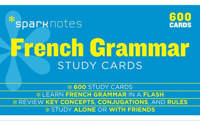French Grammar SparkNotes Study Cards by SparkNotes