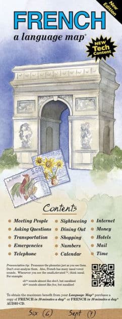 FRENCH a language map: Quick reference phrase guide for beginning and advanced use. Words and phrases in English, French, and phonetics for easy pronunciation. French language at your fingertips for travel and communicating. Publisher: Bilingual Books, In by Kristine K. Kershul