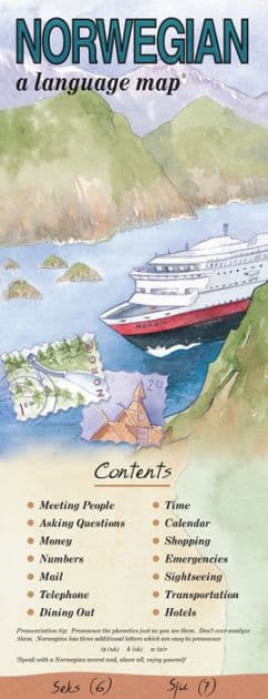 Norwegian a Language Map by Kristine K. Kershul