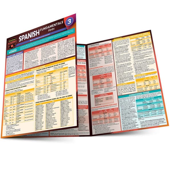 Spanish Fundamentals 3 - Verbs: a QuickStudy Laminated Reference Guide by Jennifer Murtoff MA