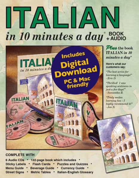 ITALIAN in 10 minutes a day with Audio CD by Kristine K. Kershul