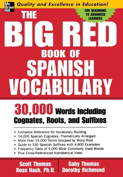 Big Red Book of Spanish Vocabulary by Scott Thomas